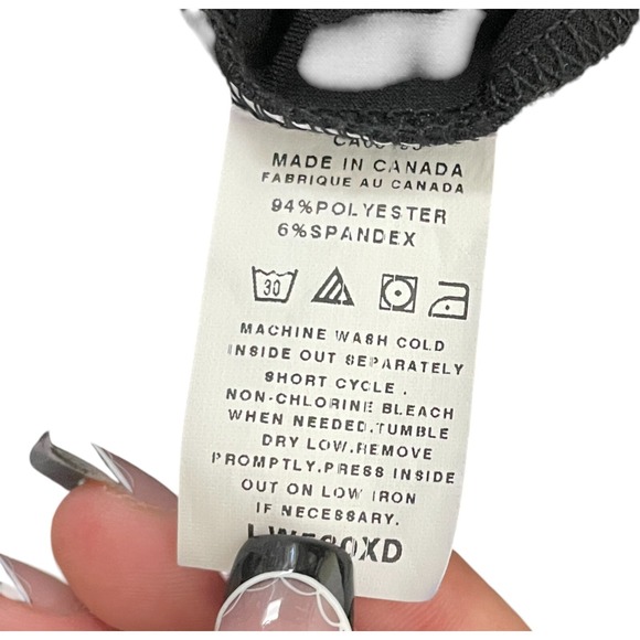 Picadilly Womens Black Blue Abstract Trim Stretch 3/4 Sleeve Zip Up Jacket Sz 1X - Picture 4 of 7